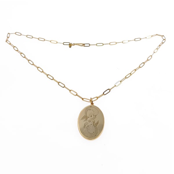 Image of Pisces Necklace in Zodiac Collaboration with VERAMEAT 