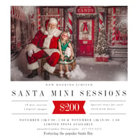 Deposit for Santa Mini Sessions 2023