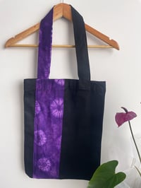 Image 2 of Purple Adire Tote Bag 1 : Decision Sacred Art Gallery