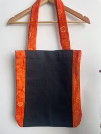 Image 2 of Orange Adire Tote Bag : Decision Sacred Art Gallery