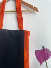 Image 3 of Orange Adire Tote Bag : Decision Sacred Art Gallery