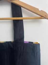 Image 3 of Multi Stripe 1 Adire Tote Bag : Decision Sacred Art Gallery