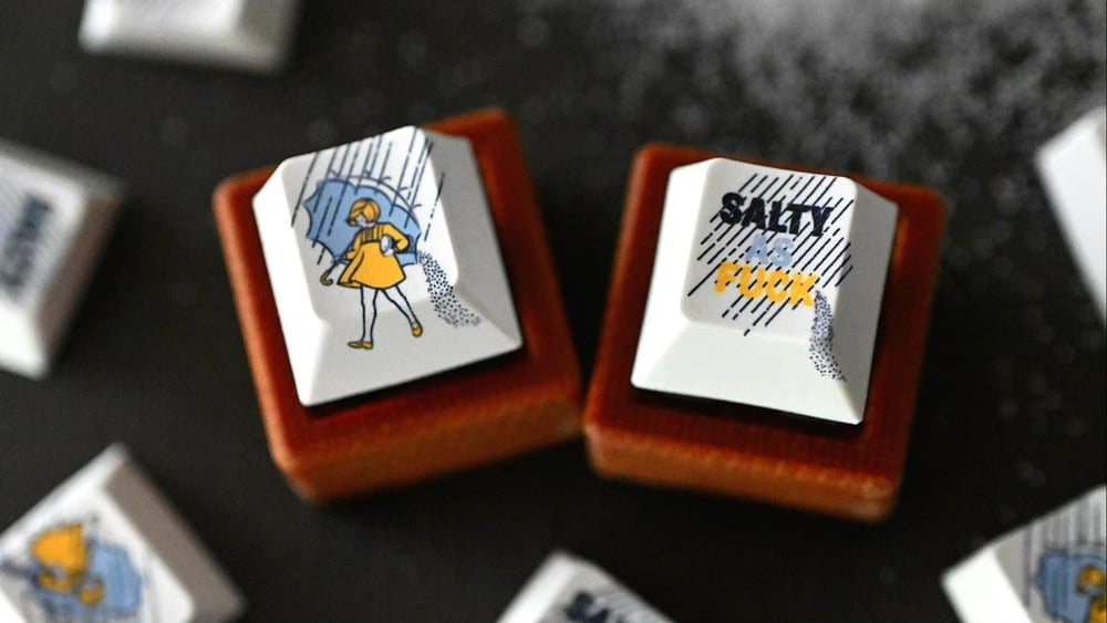 Image of SALTY AS FUCK V2 KEY CAP SET