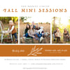 Fall Mini Sessions