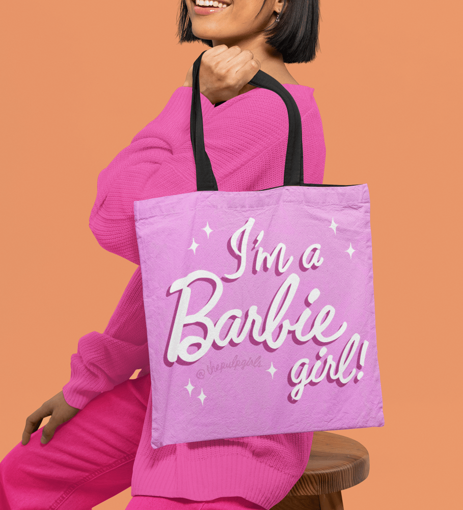 Image of BARBIE GIRL TOTE BAG