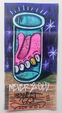 Never 2 Old  London souvenir Tube Map 