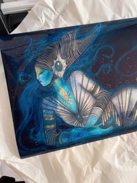 Image 3 of Goddess of the night holographic A4 print 