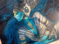 Image 4 of Goddess of the night holographic A4 print 
