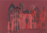 Tenements, High Street - Charcoal and Soft Pastels on Paper 