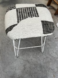 Image 1 of Vintage Stool with metal legs