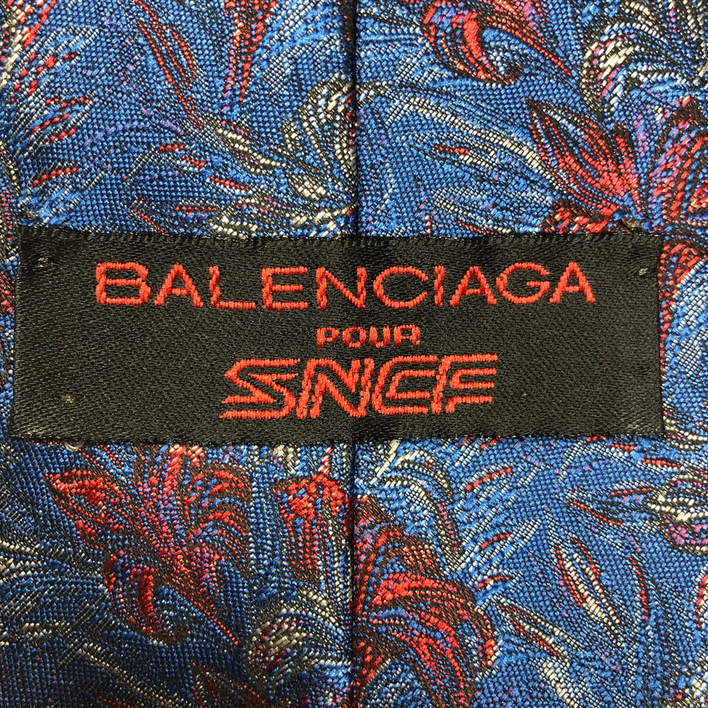 Cravate Balenciaga pour la SNCF - 90's (bleue)