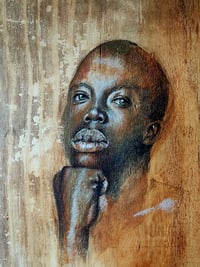 Image 1 of ColorPencil sketch on wood