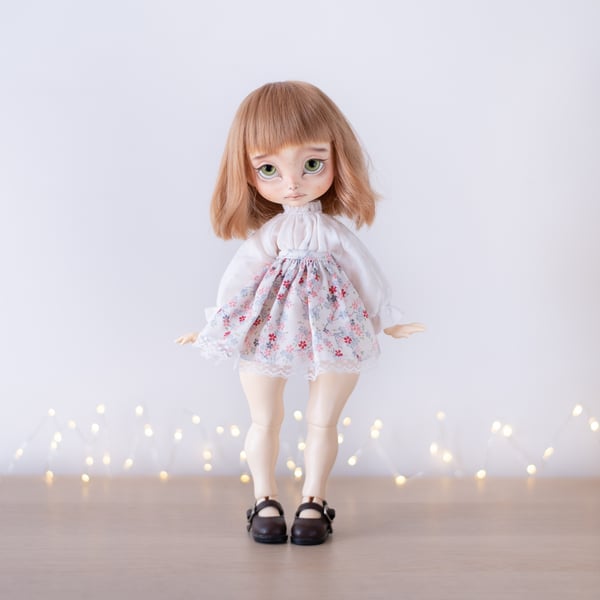 Image of Ensemble fleuri blanc - Poulpy
