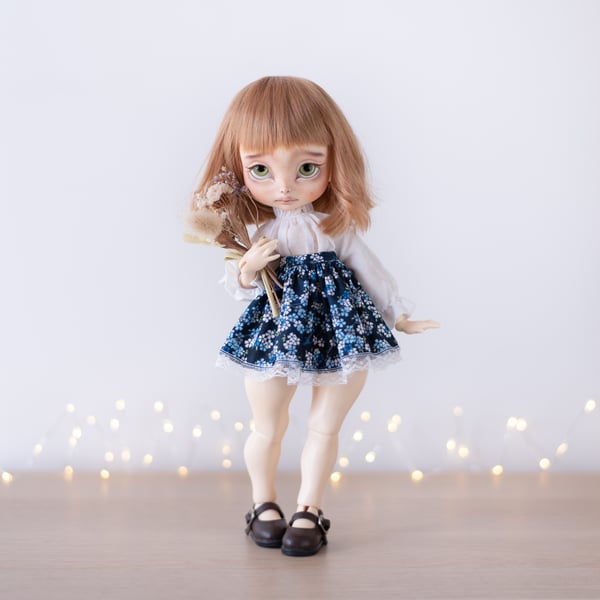 Image of Ensemble fleuri bleu - Poulpy