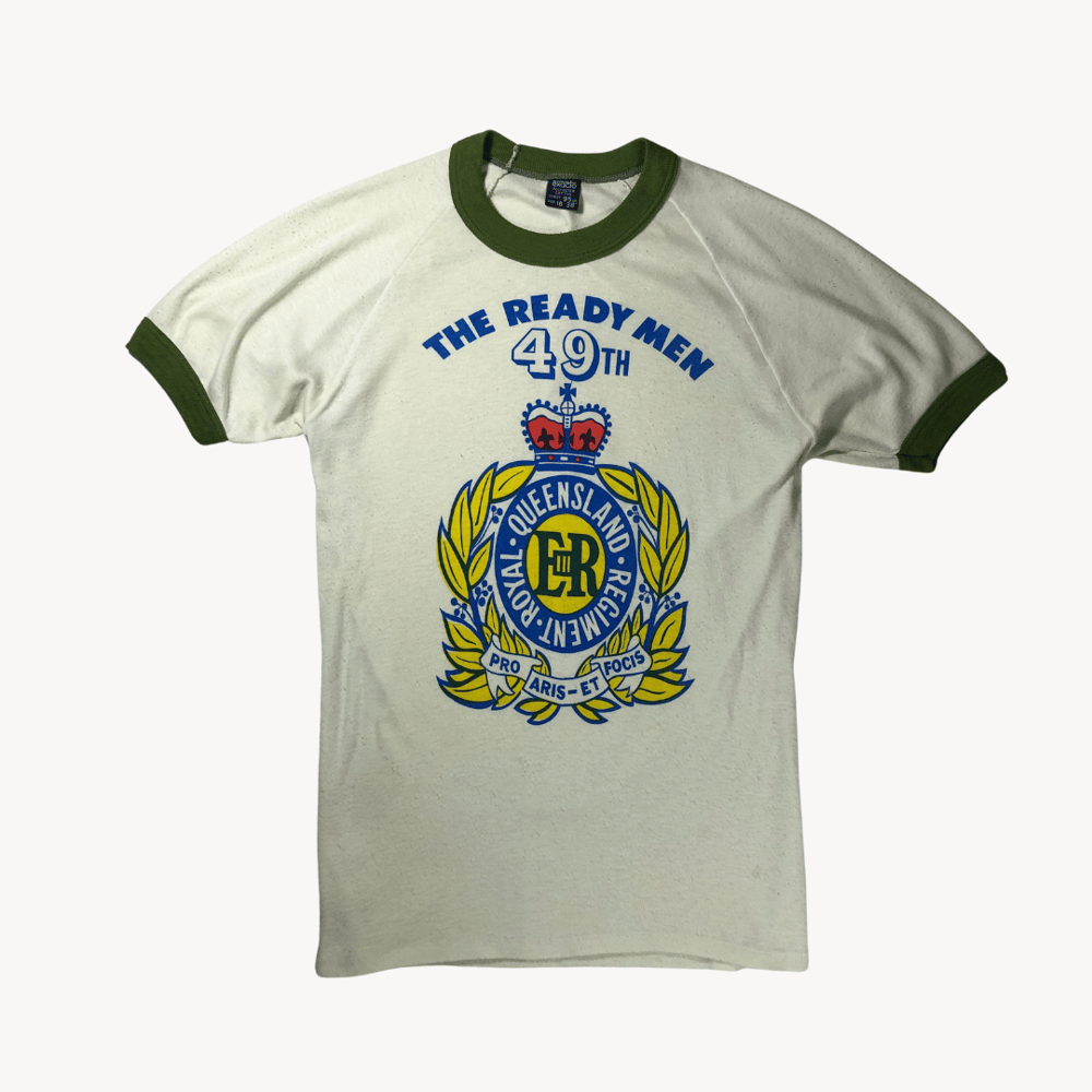 Tee shirt armée Australienne 70's