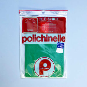 Image of Tee shirt 2 vert 3/4 ans Polichinelle stock neuf