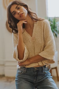 Image 5 of Cropped Sweater -2 colors