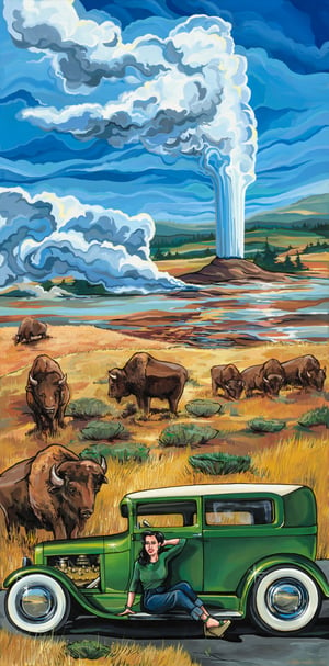 Yellowstone by Kate Cook - Poster or Limited Edition Print