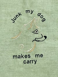 Image 2 of Dog Junk Tote Bag