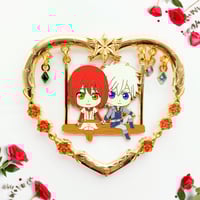 Image 1 of Shirayuki-hime Swinging Enamel Pin