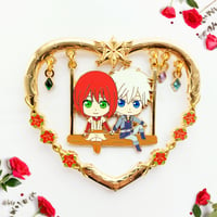 Image 1 of Shirayuki-hime Swinging Enamel Pin