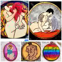 Image 7 of Custom Multimedia Hoop Commission