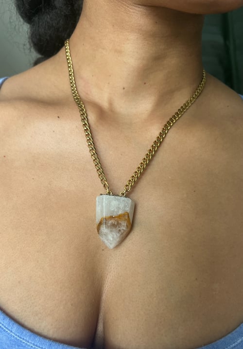 Image of GOLDEN HEALER QUARTZ Necklace