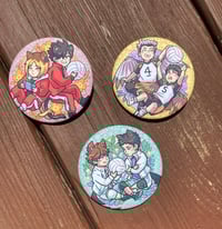 Volleyball matte buttons 