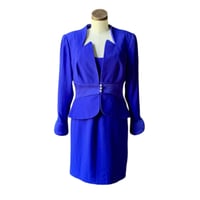 Image 1 of Travilla Two Piece Dress Jacket Medium