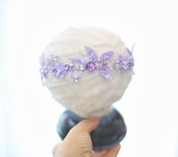 Image 1 of Glam mauve luxe headband