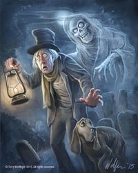 Haunted Mansion canvas giclee