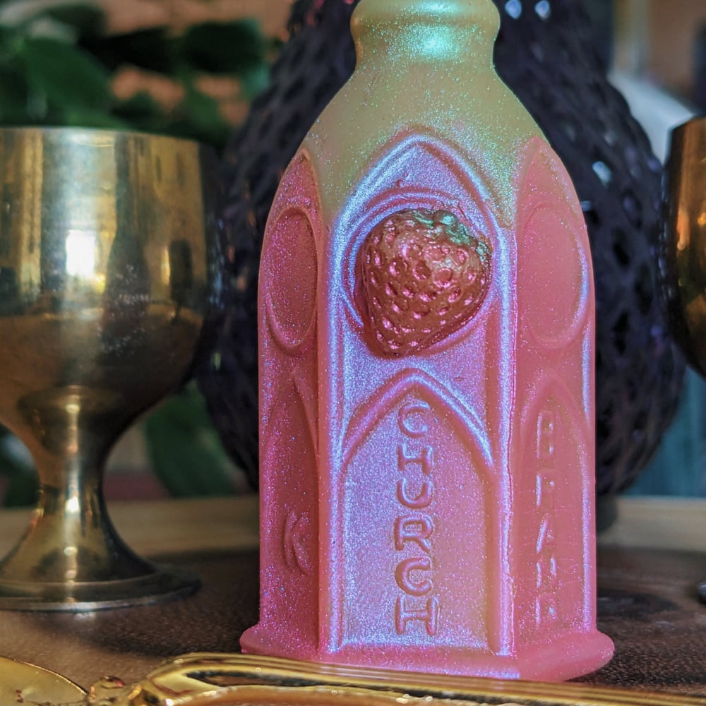 Image of Pink Church Grief Candle