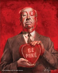 Alfred Hitchcock canvas giclee