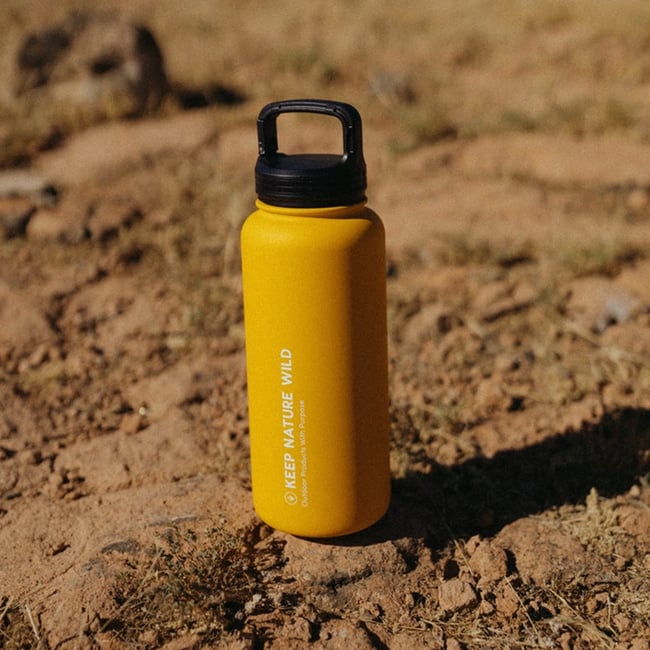 Insulated 32oz Water Bottle with Handle Clip Tucson Sun