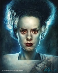 The Bride of Frankenstein canvas giclee