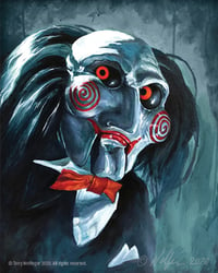 Billy Puppet canvas giclee