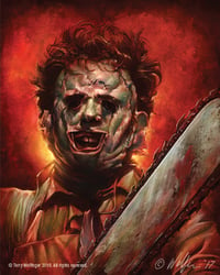 Leatherface canvas giclee
