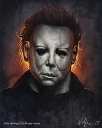 Michael Myers canvas giclee