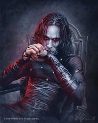 The Crow canvas giclee