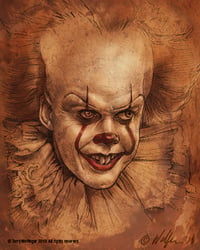 Pennywise 2017 canvas giclee
