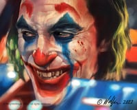 Backseat Joker canvas giclee