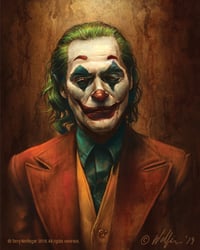 Joker canvas giclee