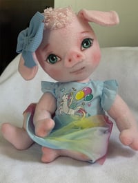 Image 5 of Padma, 16” Pink Piggy Girl