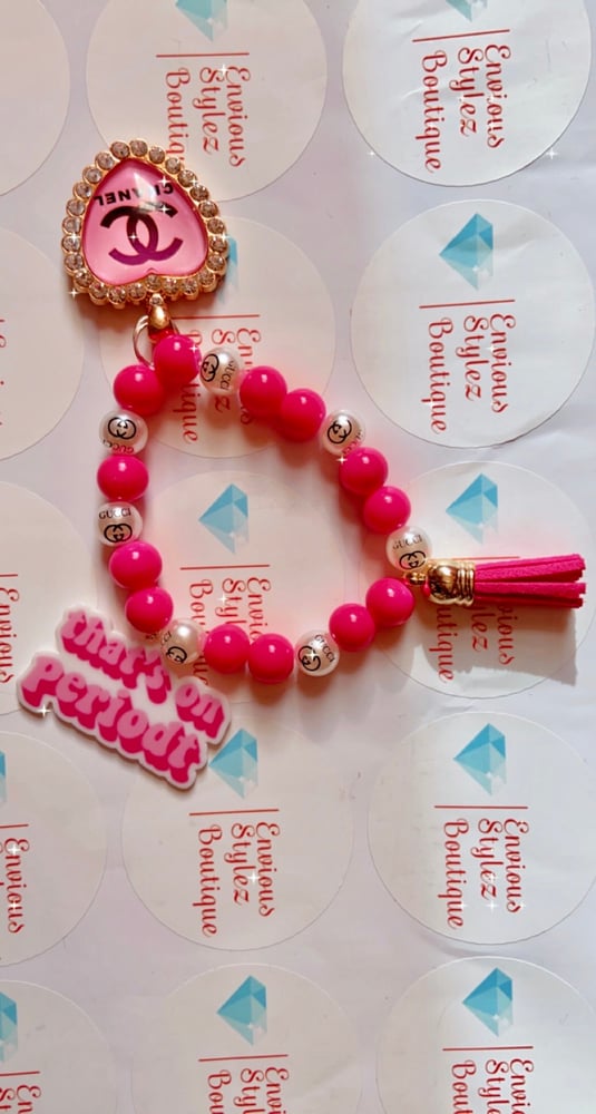 Image of Pink inspired designer bracelet customed by me 