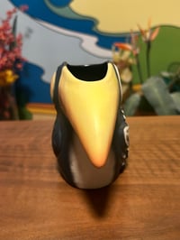 Image 3 of “Twocan” Tiki Cocktail Mug - Toco Yellow Orange Glaze •Free Shipping•