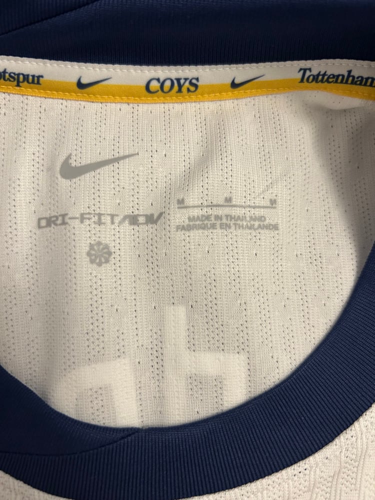 Image of Tottenham Hotspur “VAN DE VEN 37” Vaporknit 2024/25 Home Europa Final Shirt  (M)