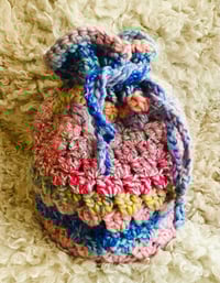 Image 2 of New Boho Drawstring Crocheted Bag Kit