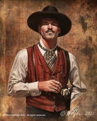 Doc Holliday canvas giclee