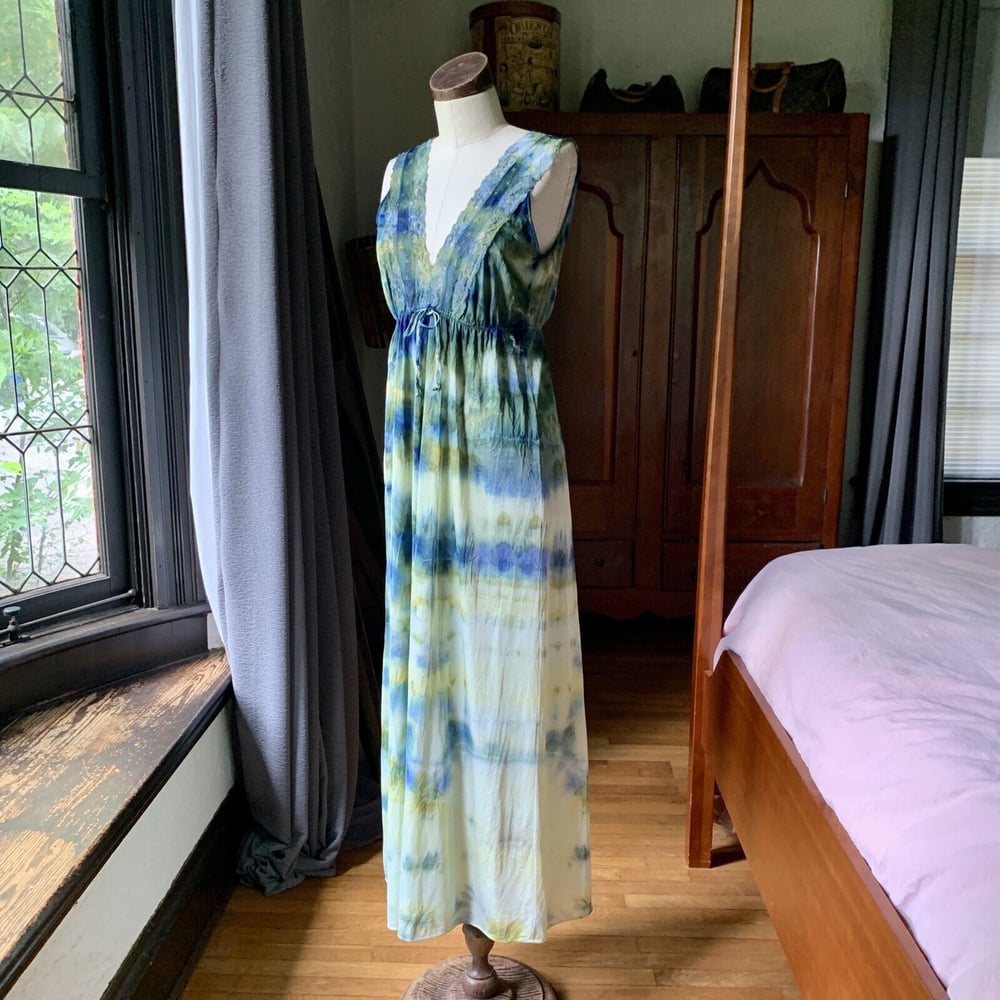 Green Gardens Slip Dress 36