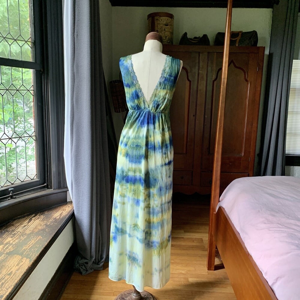 Green Gardens Slip Dress 36